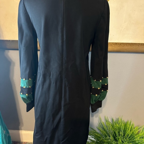 Tory Burch Ponte grommet sleeve embellished dress. Euc. - Picture 7 of 8